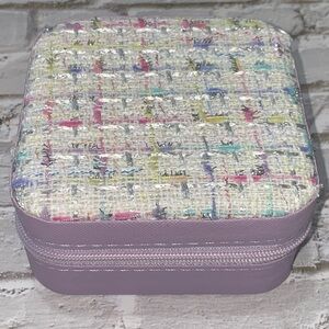 Colorful Tweed Jewelry Box
